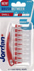 Jordan Interdental Brush Small 0.5mm - Μεσοδόντια Βουρτσάκια Κόκκινα, 10 Τεμάχια
