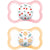Mam Air Latex - Rubber Pacifier From 16 Months For Girls, 2 Pieces (Code: 276L)