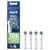 Oral-B Pro Cross Action White - Λευκές Ανταλλακτικές Κεφαλές Για Ηλεκτρικές Οδοντόβουρτσες, 4 τεμ