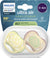 Avent Ultra Air Colors Of Nature - Πιπίλα Σιλικόνης 0-6 Μηνών, 2 τεμάχια (Κωδ: SCF087/08)