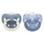 Nuk First Choice Classic Day & Night 0-6m - Πιπίλα Σιλικόνης Με Θήκη Μπλε, 2 τεμ