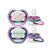 Avent Ultra Air - Πιπίλα Σιλικόνης 6-18 Μηνών Σε Διάφορα Χρώματα Και Σχέδια, 2 τεμάχια ( Κωδικός: SCF376/07)