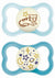 Mam Supreme Night - Silicone Pacifier From 16 Months For Boys, 2 Pieces (Code: 298SB)