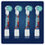 Oral-B Pro Kids 3+ Spiderman - Παιδικά Ανταλλακτικά Ηλεκτρικής Οδοντόβουρτσας, 4 τεμάχια