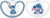 Nuk Disney Baby Perfect Match Air Stitch 0-6m - Πιπίλα Σιλικόνης, 1τμχ (Κωδ. 10175433)